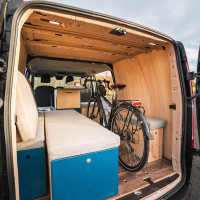 dormir dans Ford Transit Custom 1 Utilitaire