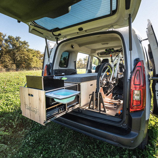 Combeing | Een campingbox met grote uittrekbare lade